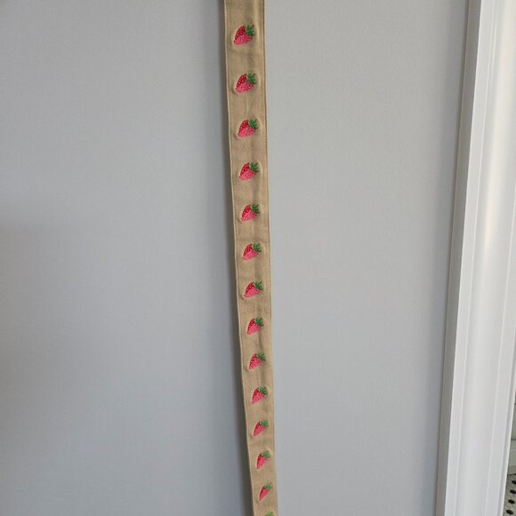 J Crew Strawberry Belt S - Picture 6 of 6